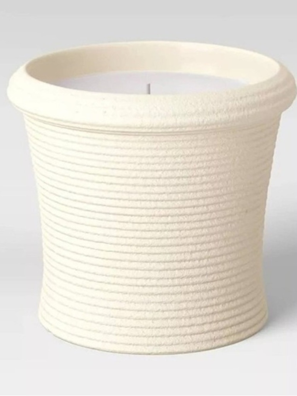 12.7oz‎ Ceramic Ribbed Citronella Candle - Threshold Studio McGee, Target 2020